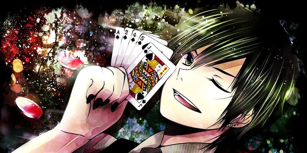 Poker in Manga and Anime