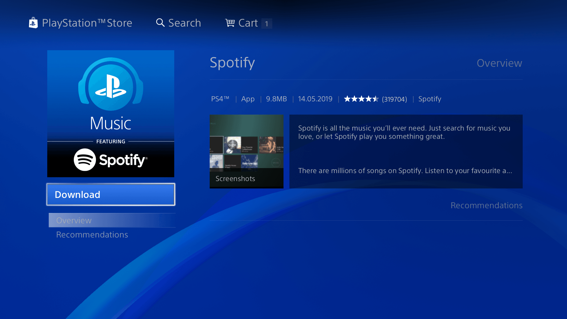 Spotify on PlayStation Music Launches in India