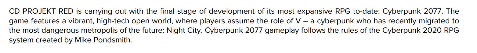Cyberpunk 2077