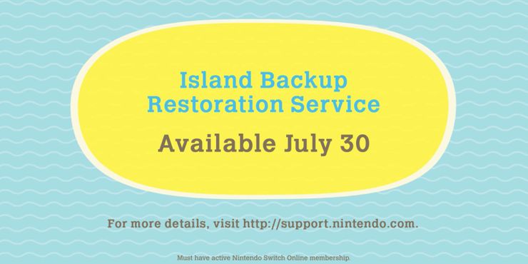 Animal Crossing Island Backup Restoration Service