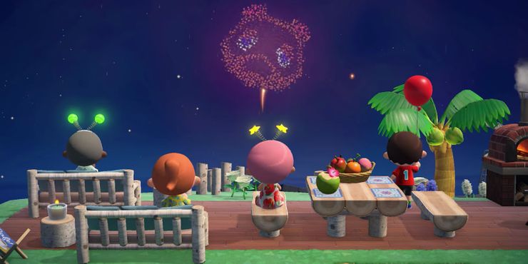 Animal Crossing Fireworks