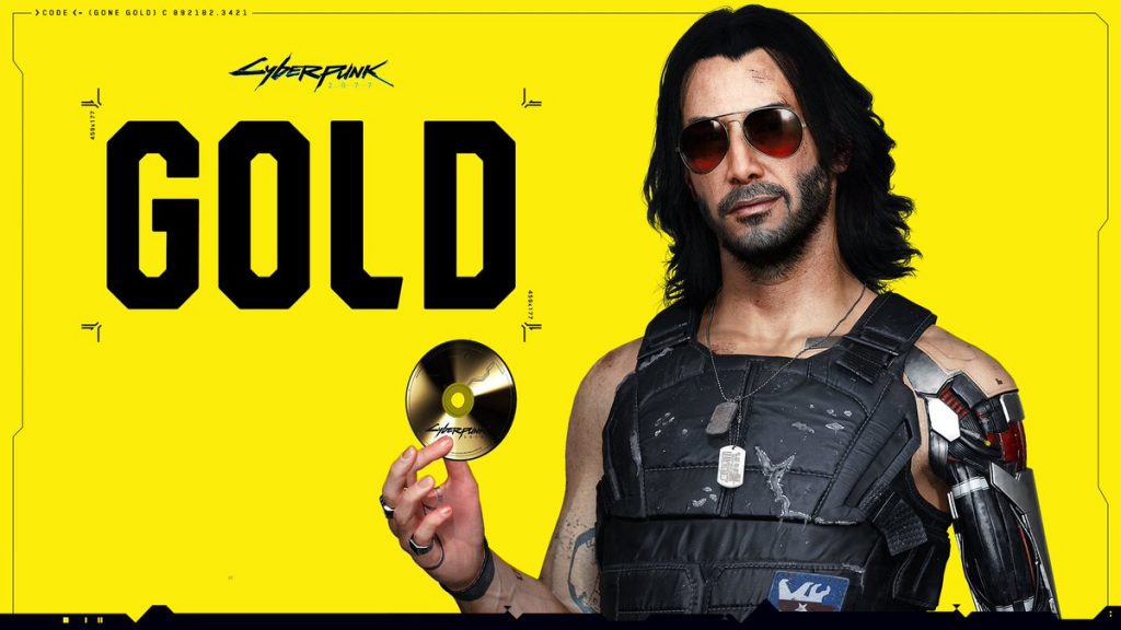 Cyberpunk 2077 Gone Gold