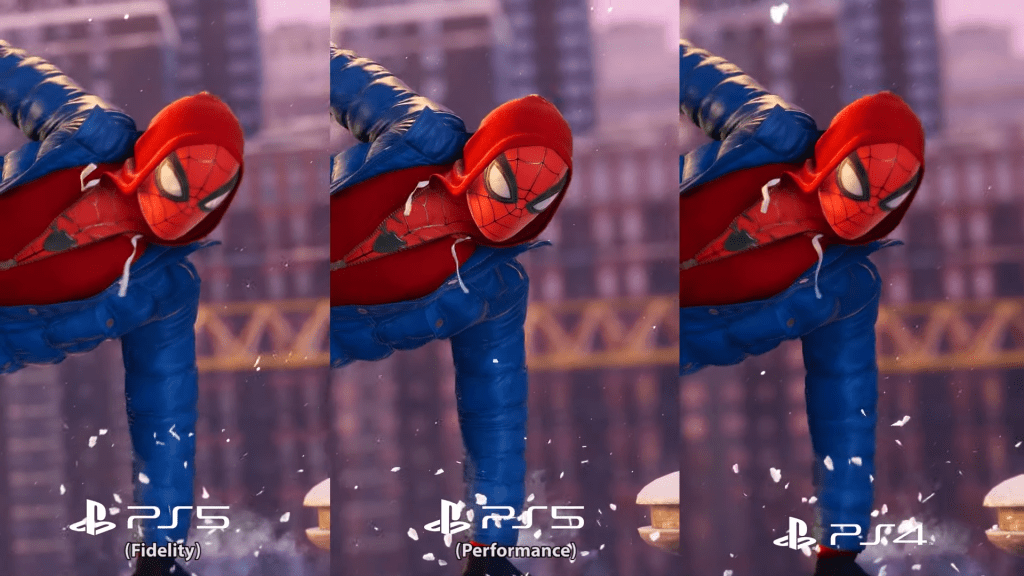 Miles Morales PS5 vs PS4 Graphics Comparison