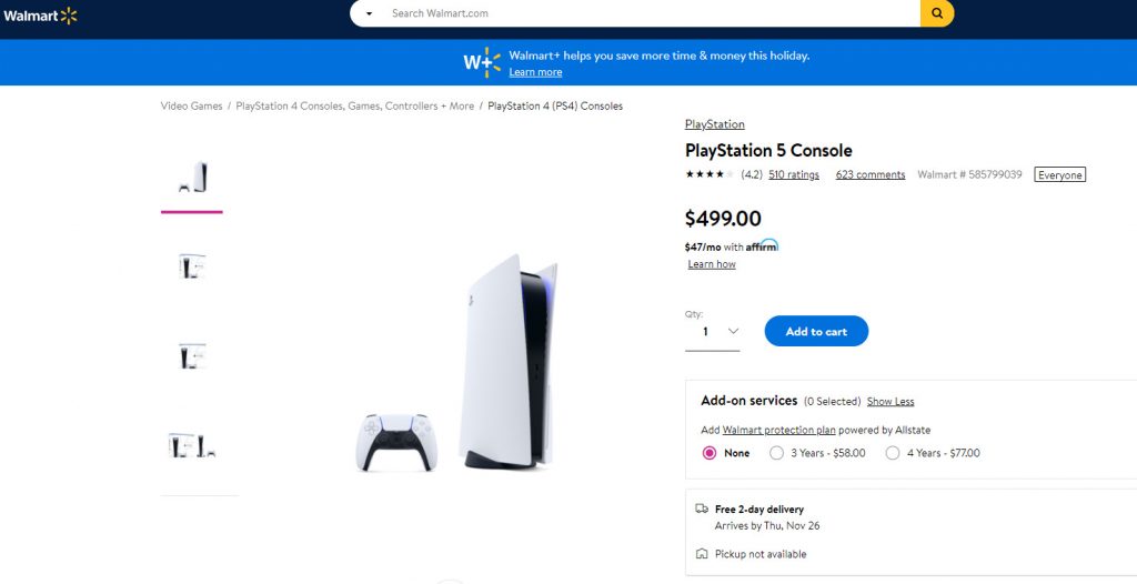 PlayStation 5 Orders Now Live On Walmart; Hurry Up!