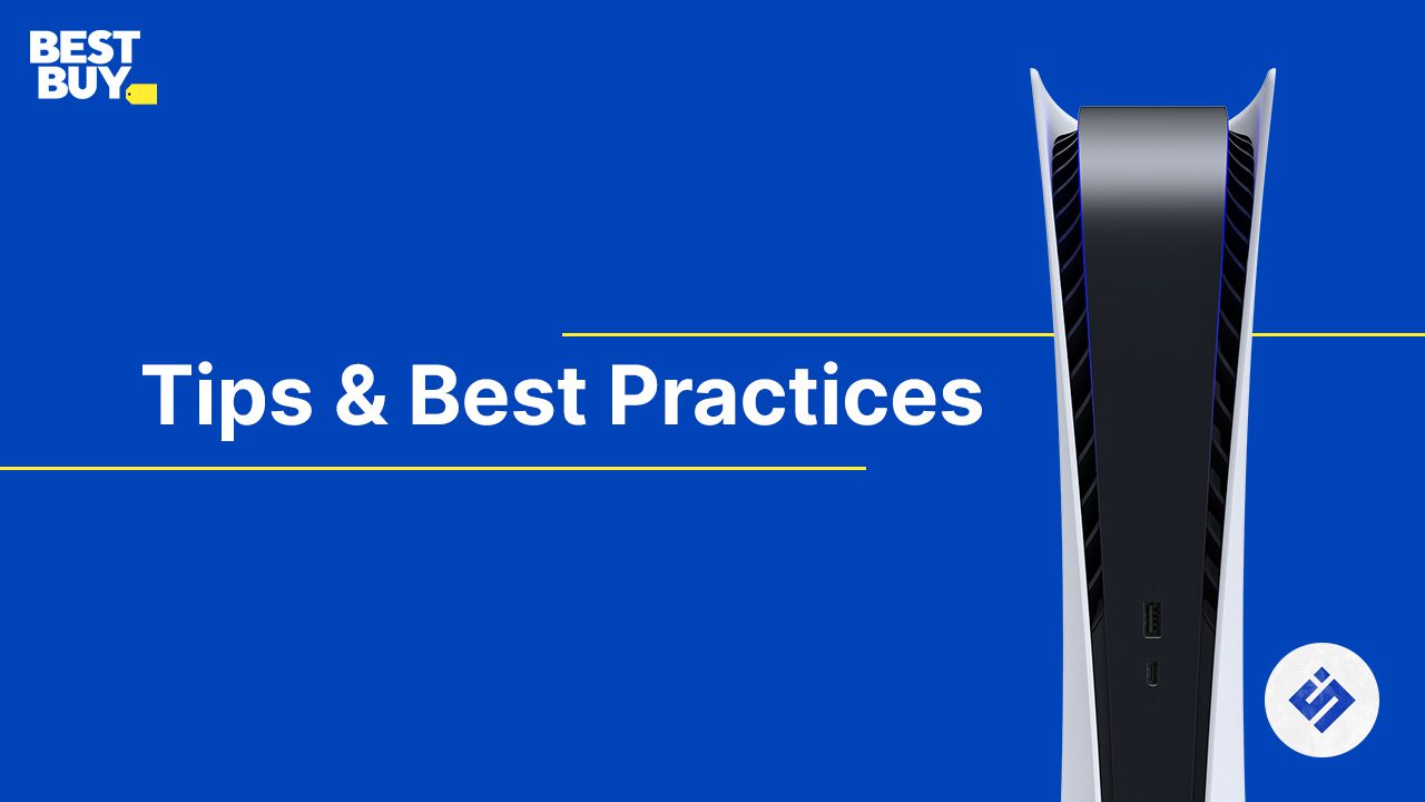 BEST BUY PS5 TIPS