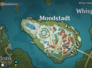 Genshin Dandelion Seeds Route 1