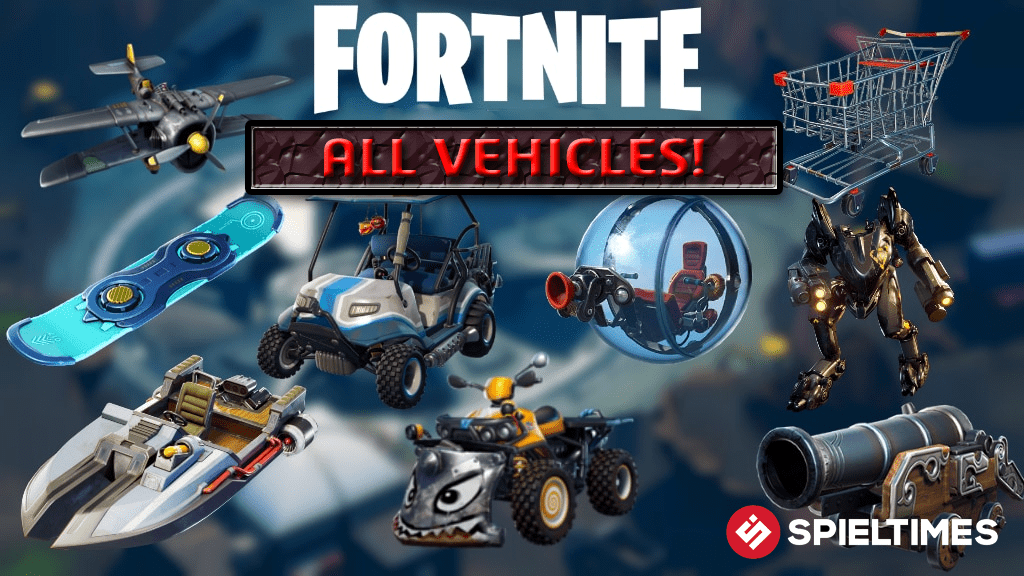 Fortnite All Vehicles, Stats and Location