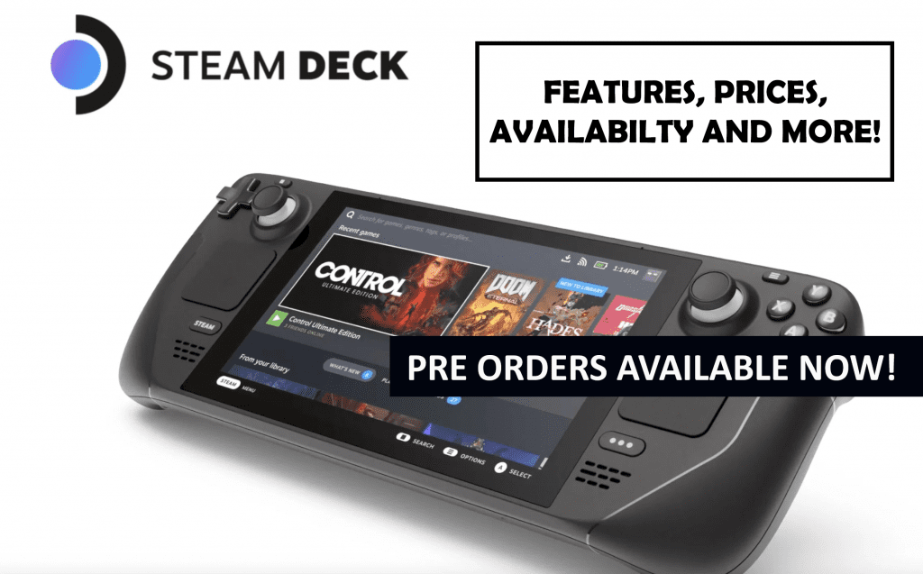 Valve's Steam Deck Prices, Features and more