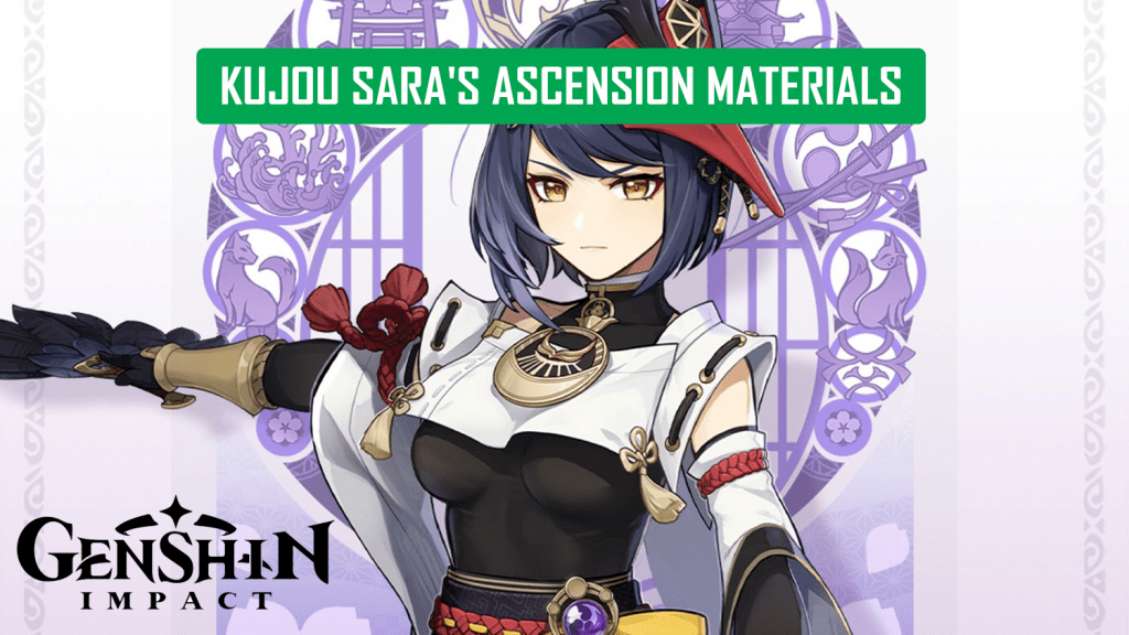 Genshin Impact Kujou Sara's Ascension Materials Reveal