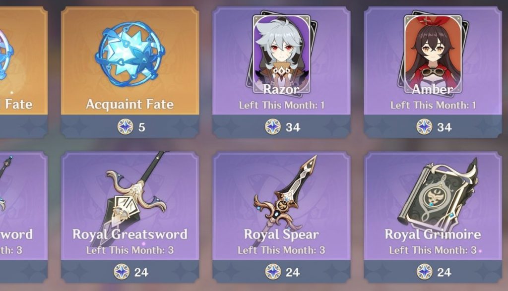 Paimon Bargain Rotation Genshin Impact: Paimon's Bargain Shop August 2021