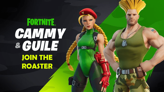 Guile and Cammy Join the Fortnite Roster