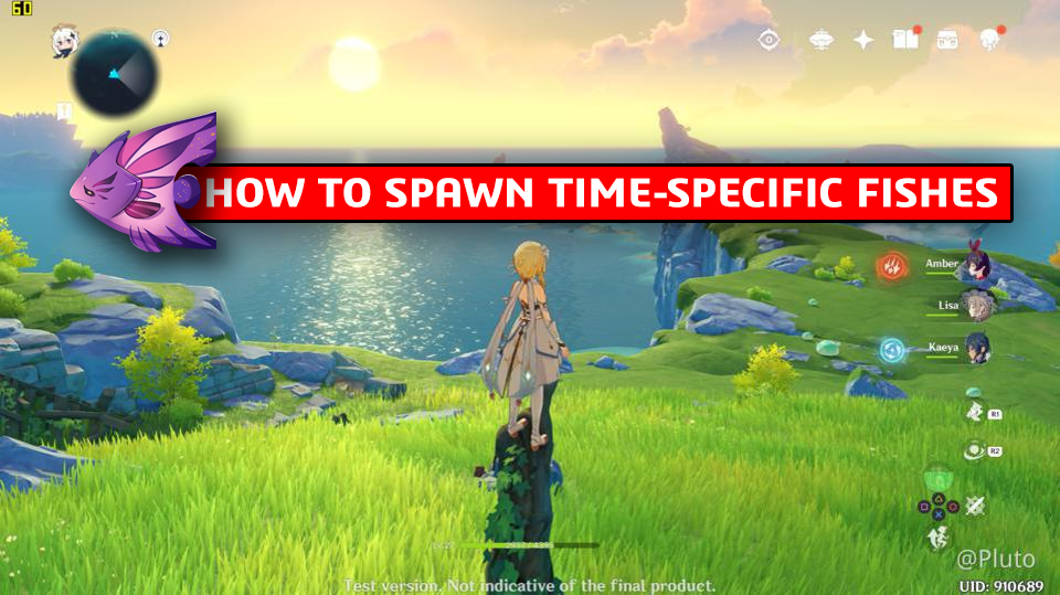 Genshin Impact How To Spawn Time-Specific Fishes