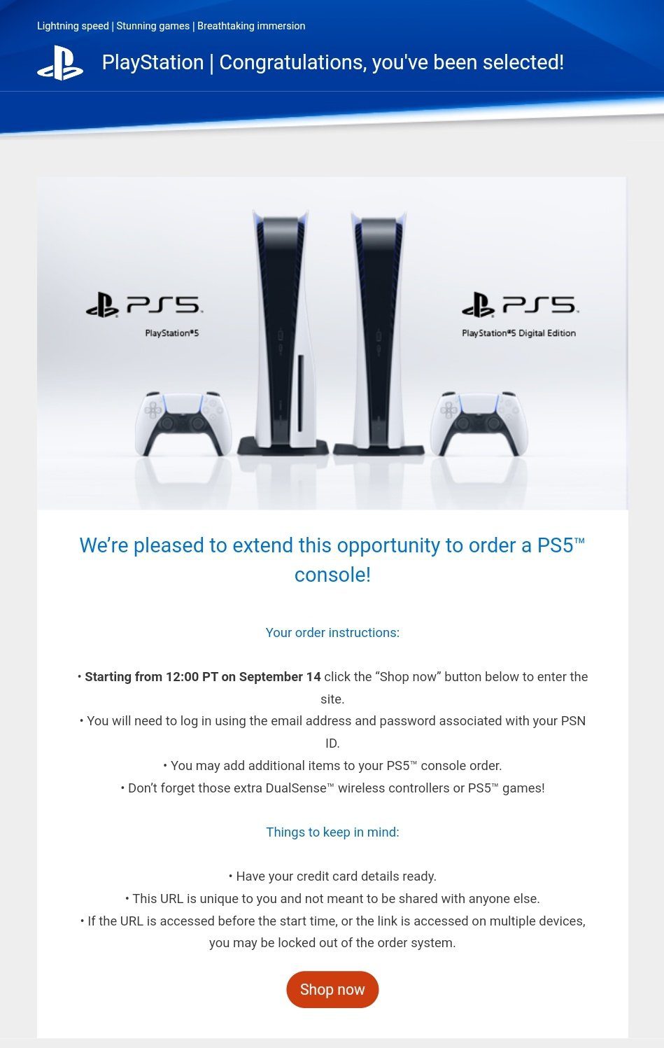 PS5 Restock Confirmed For September 14 Full Details Inside