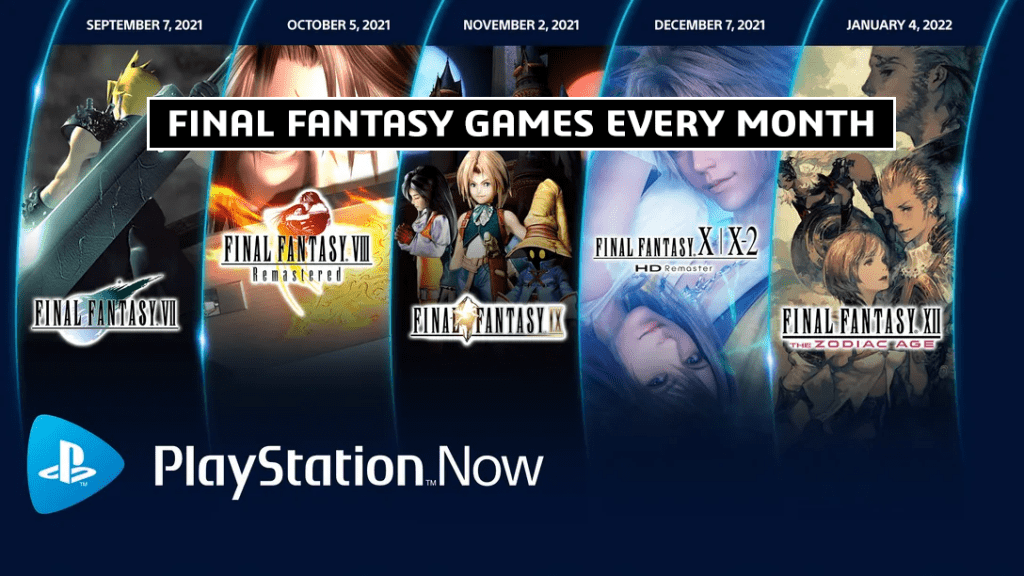 PlayStation Now Will Showcase Final Fantasy Games Every Month