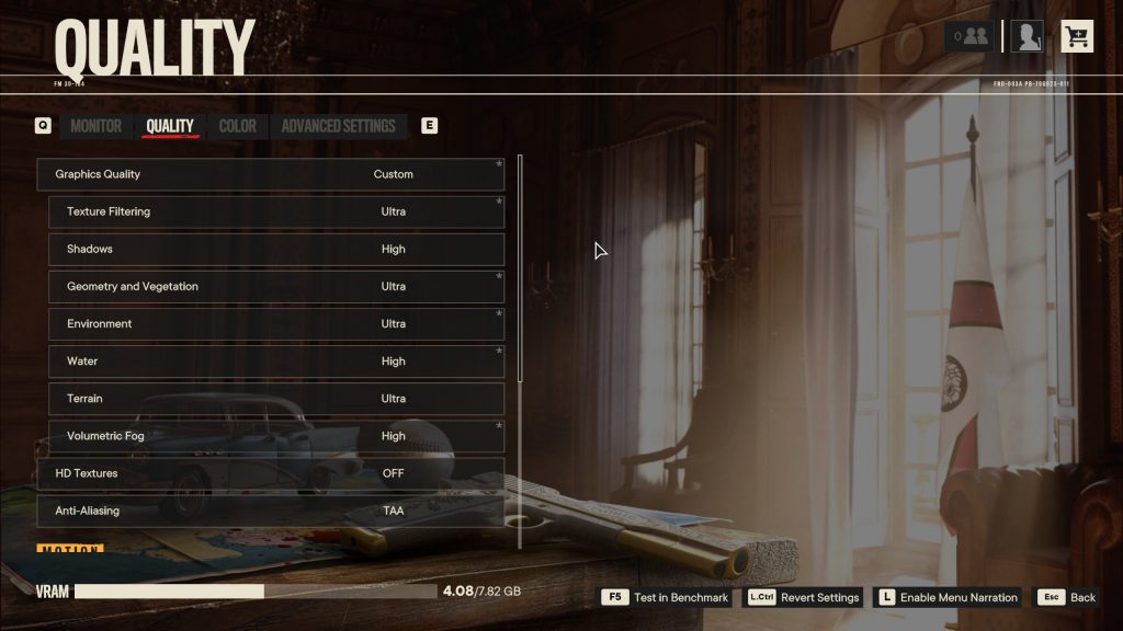 Far Cry 6 Graphics Settings