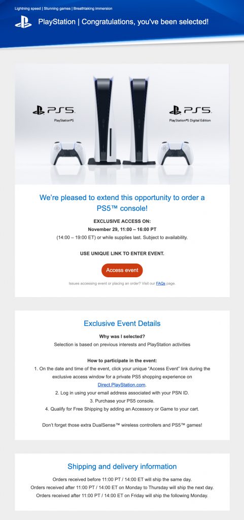 PS5 Restock At PS Direct on Cyber Monday; Details Inside