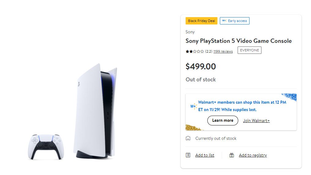 PS5, Xbox Restock At Walmart on Cyber Monday; Details Inside