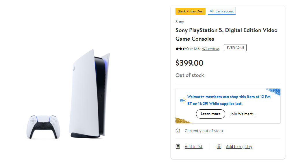 PS5, Xbox Restock At Walmart on Cyber Monday; Details Inside