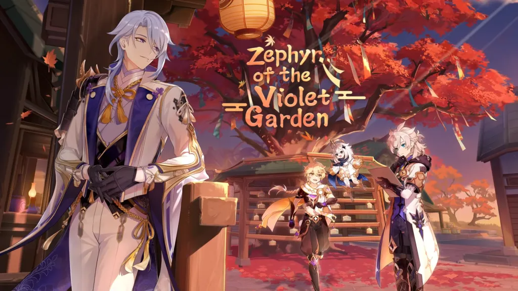 Genshin Impact - Zephyr of the Violet Garden