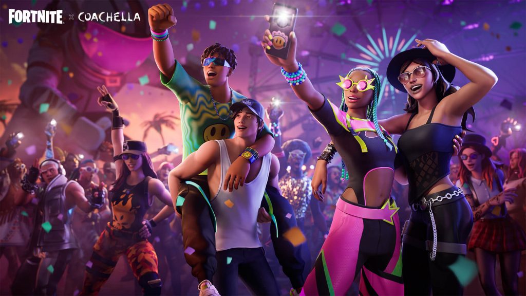 Fortnite Coachella Loading Screen