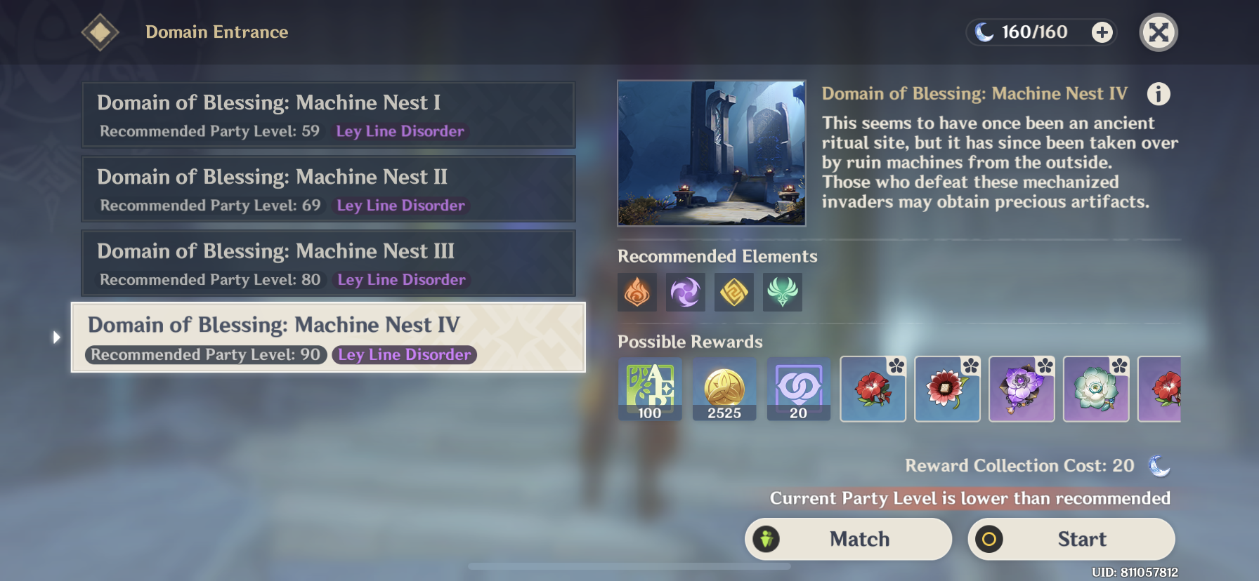 Genshin Impact - Lost Valley Artifacts
