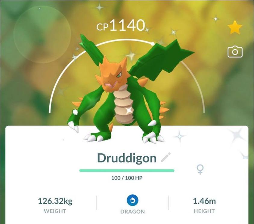 Pokémon Go Druddigon