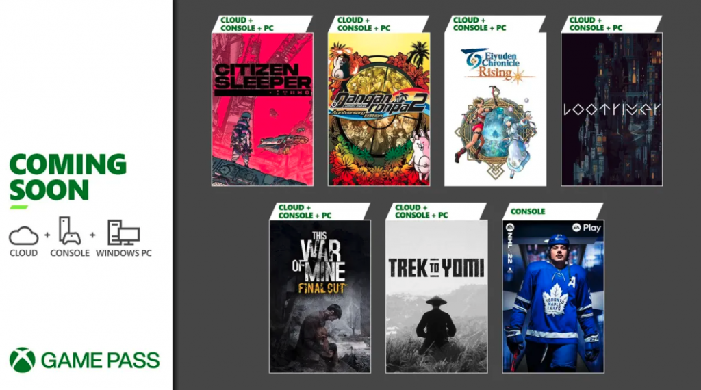 List of games being added to Xbox Game Pass in May 2022