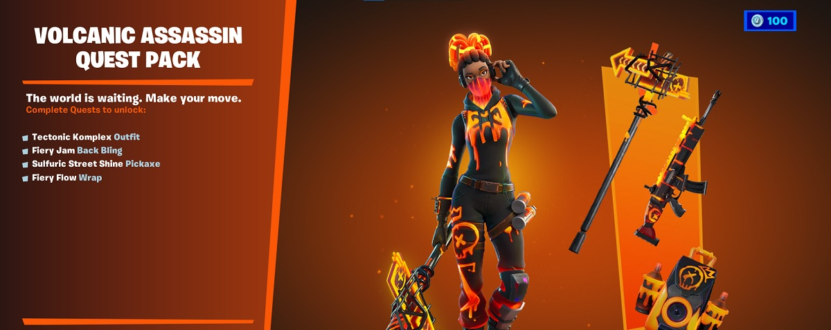 Fortnite - Volcanic Assassin Pack 1