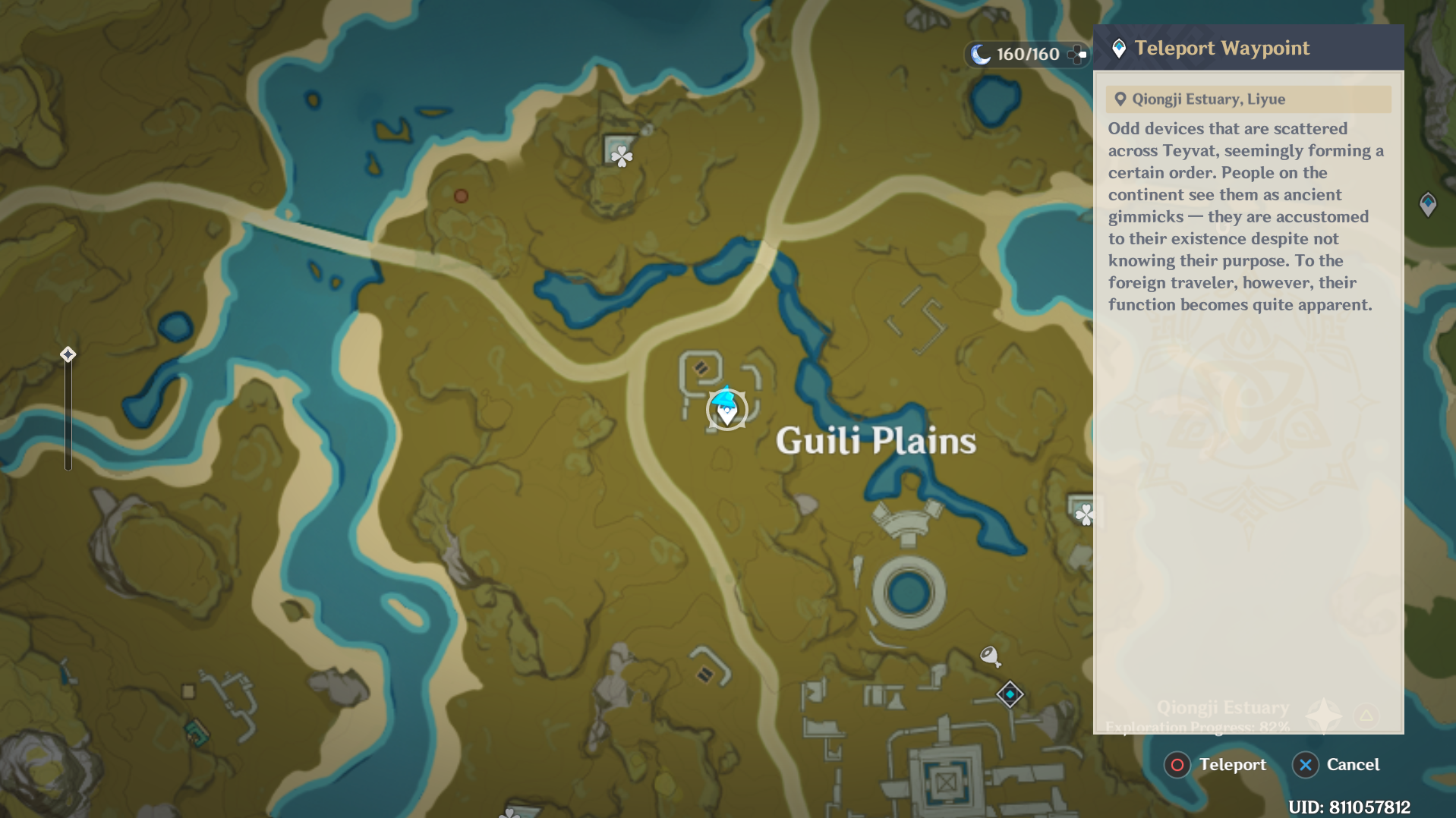 Genshin Impact - Horsetail Teleport