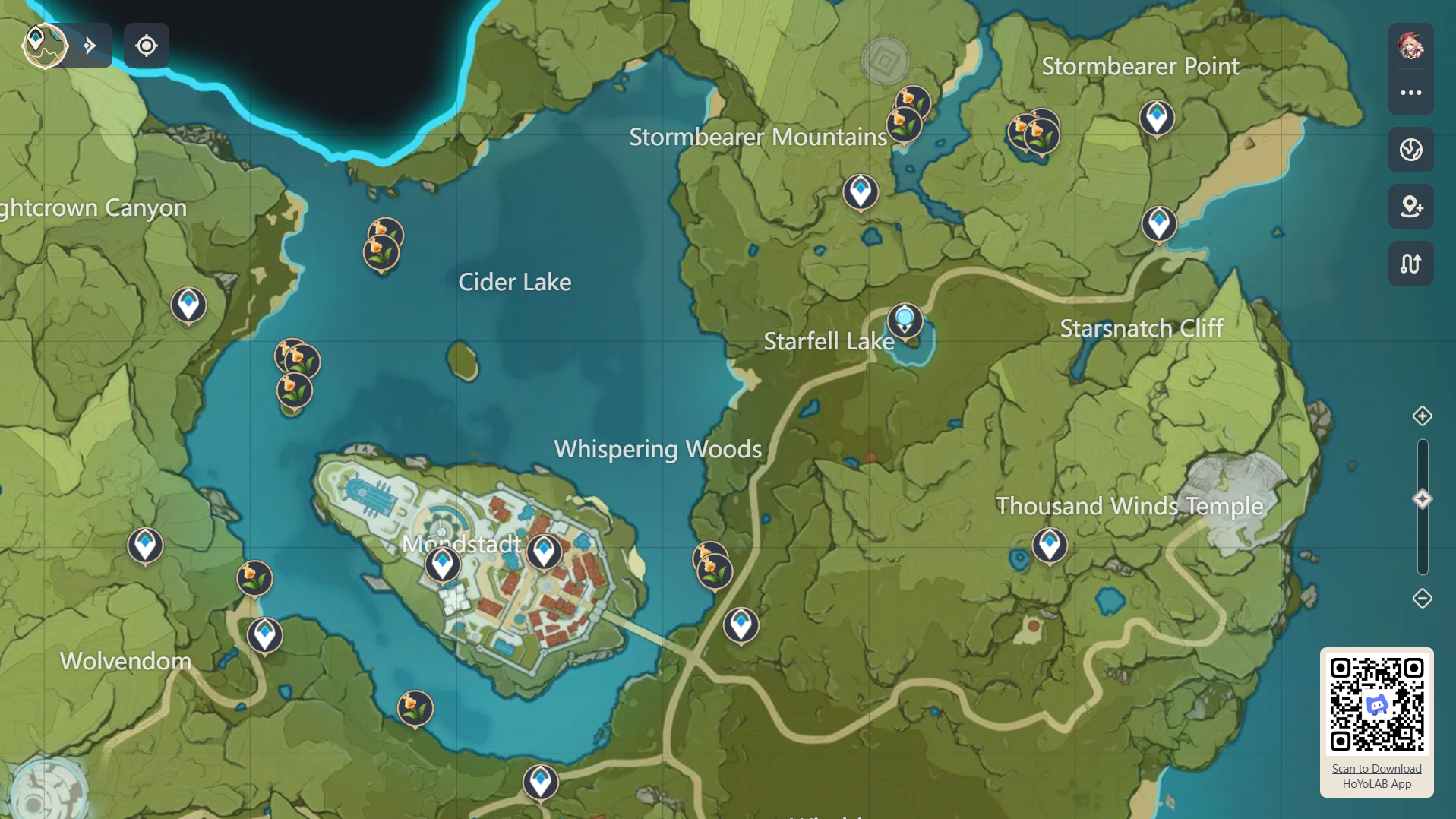 Genshin Impact - Mondstadt Location