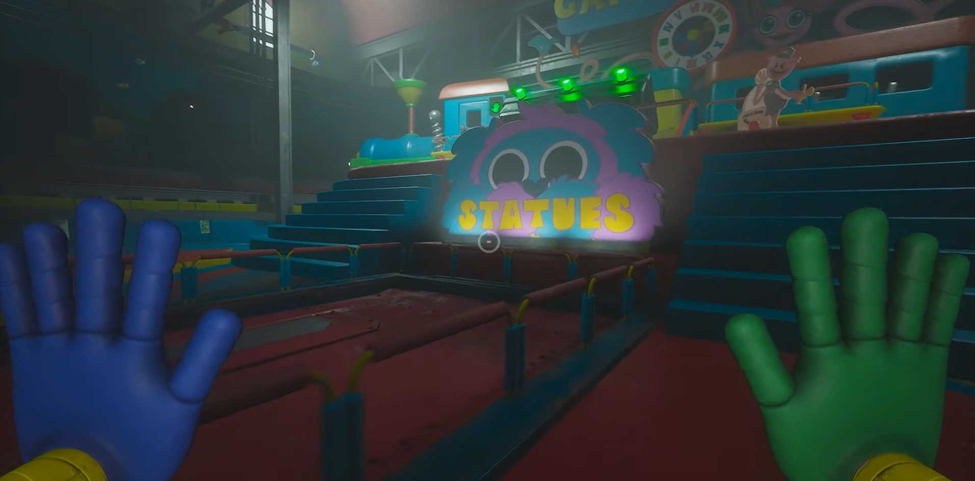 Poppy Playtime 2 Statues Game Entrance