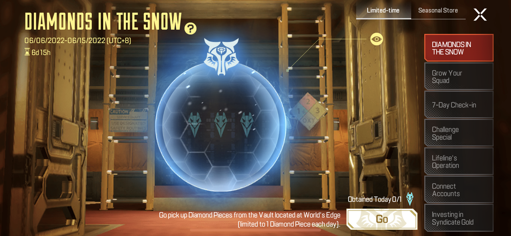 Apex Legends Mobile - Diamonds in the Snow Event 1
