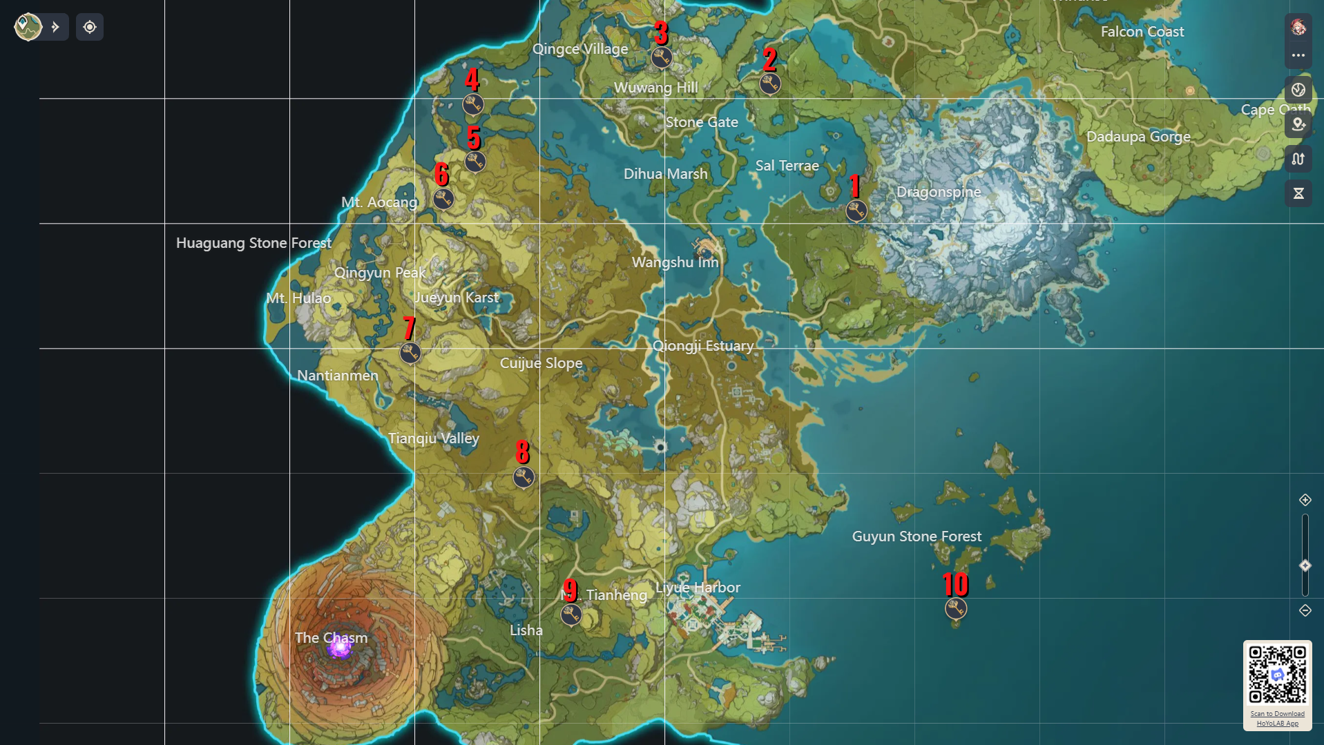 Genshin Impact - All Shrines of Depths Liyue