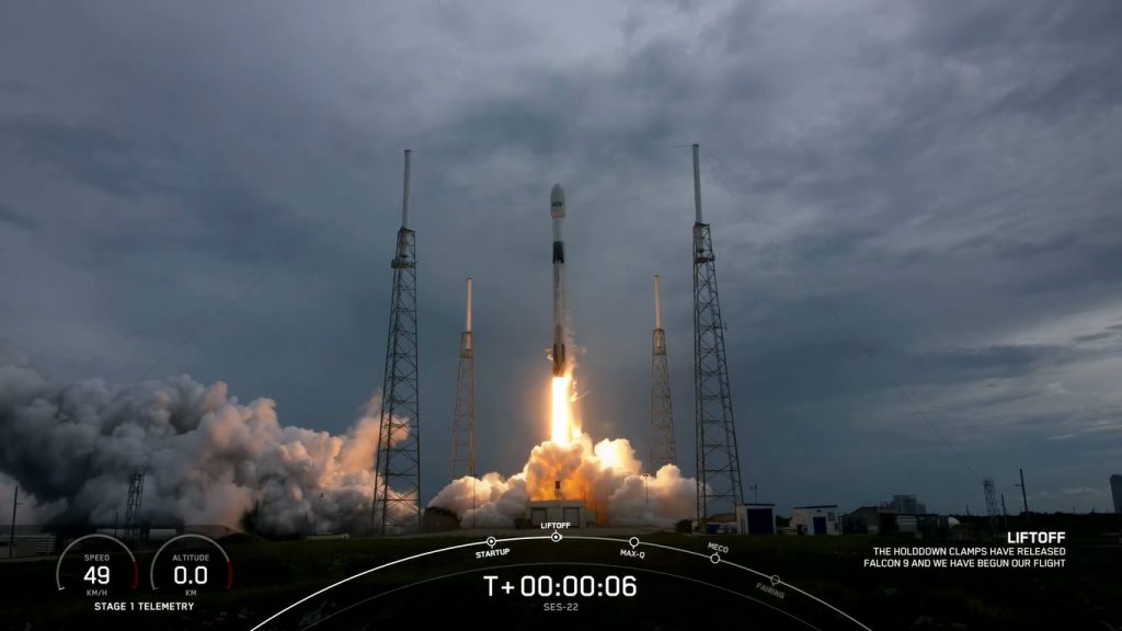 SpaceX Falcon 9 Liftoff