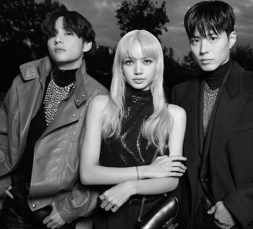 V, Lisa, Bo Gum CELINE Paris Fashion Week