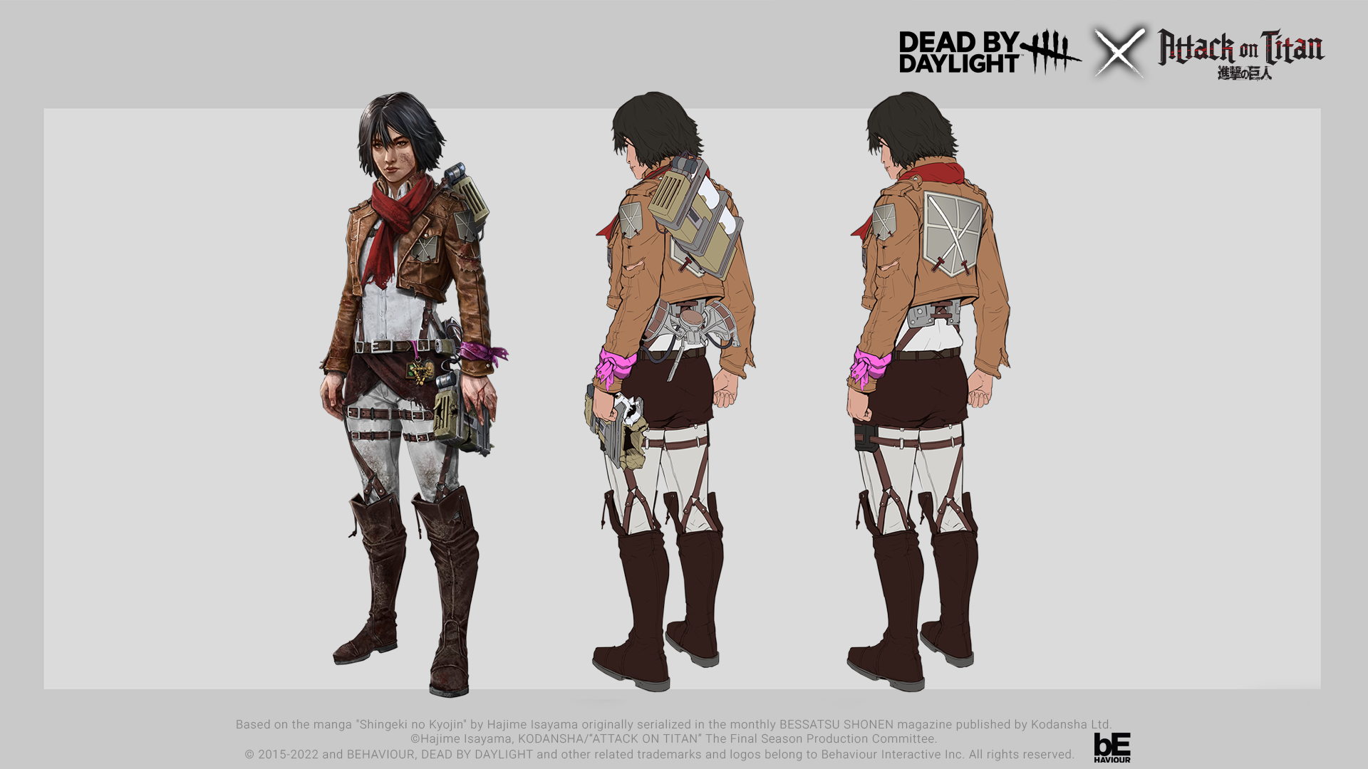 Dead by Daylight x Attack on Titan - Mikasa