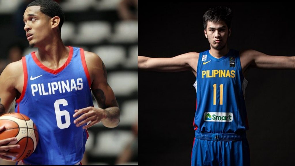 Kai Sotto and Jordan Clarkson Gilas