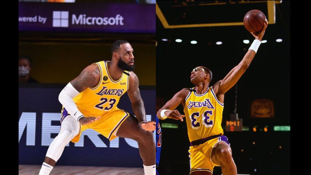 LeBron james and kareem abdul jabbar
