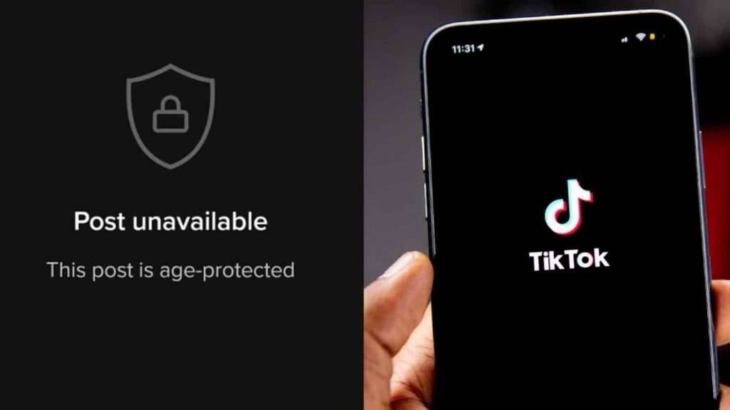 Post is Age Restricted TikTok