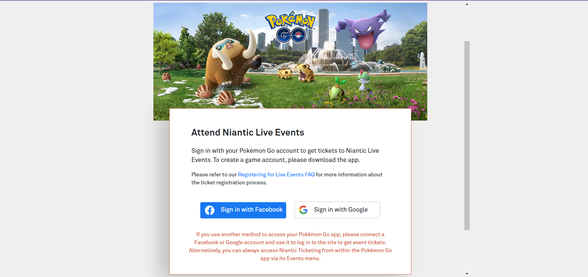 Ticket purchasing Safari Zone