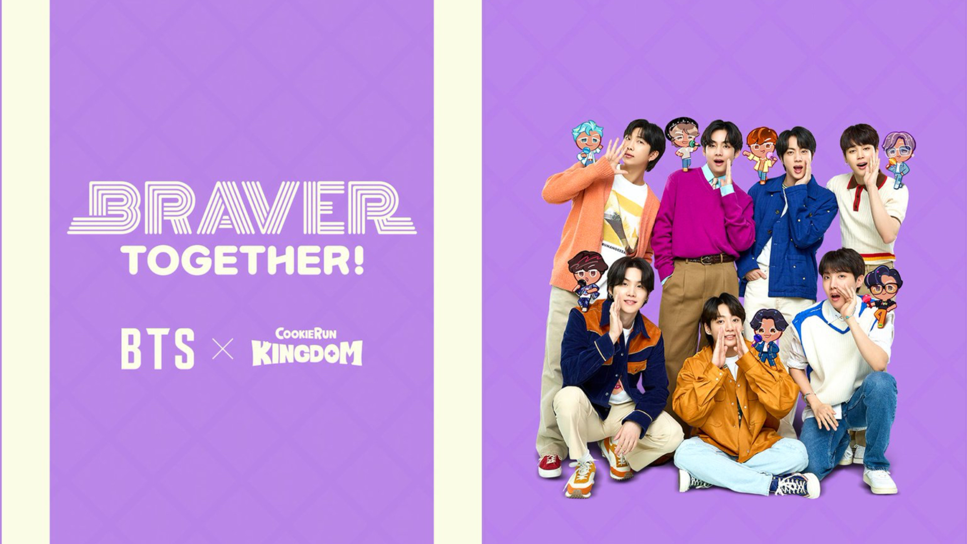 BTS Cookie Run: Kingdom characters