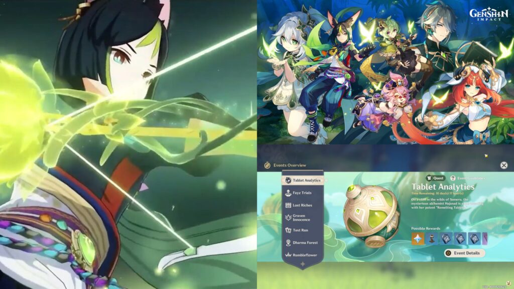 Genshin Impact 3.0 Tablet Analytics Complete Event Guide - Cover Picture