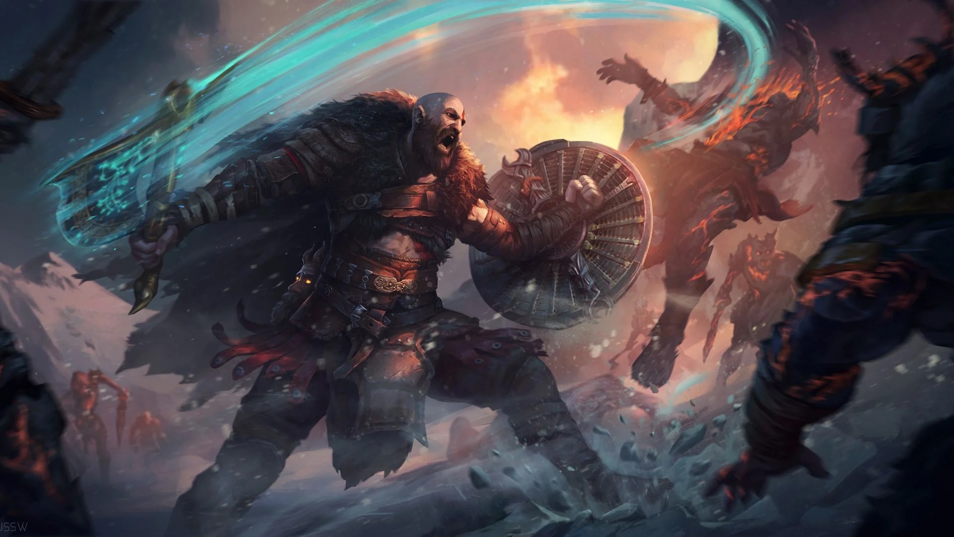 God of War Ragnarok - Combat System, What's new - Art