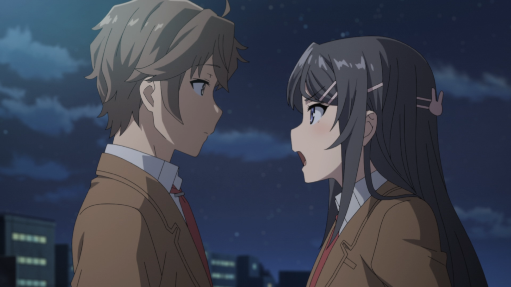 Mai Sakurajima and Azusagawa Sakuta