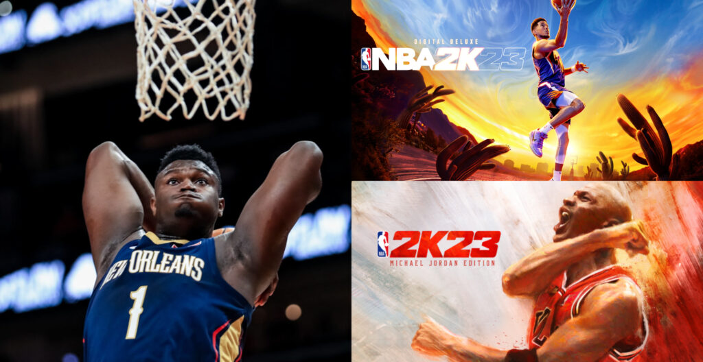 Is NBA 2k23 Cross-play + Zion Williamson Dunk Package - Cover