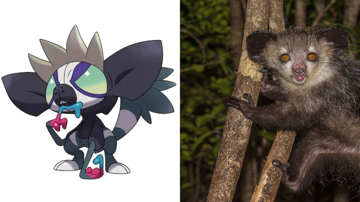 Pokemon Scarlet Violet grafaiai and ayeaye