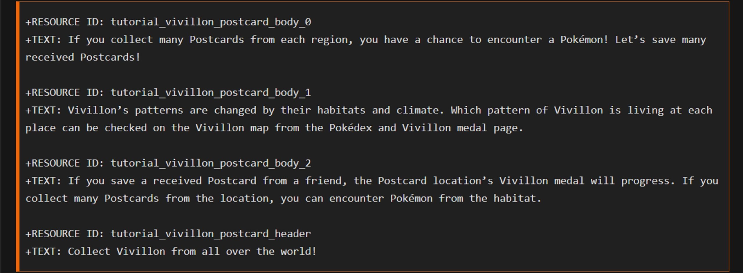 Pokemon GO Vivillon postcards