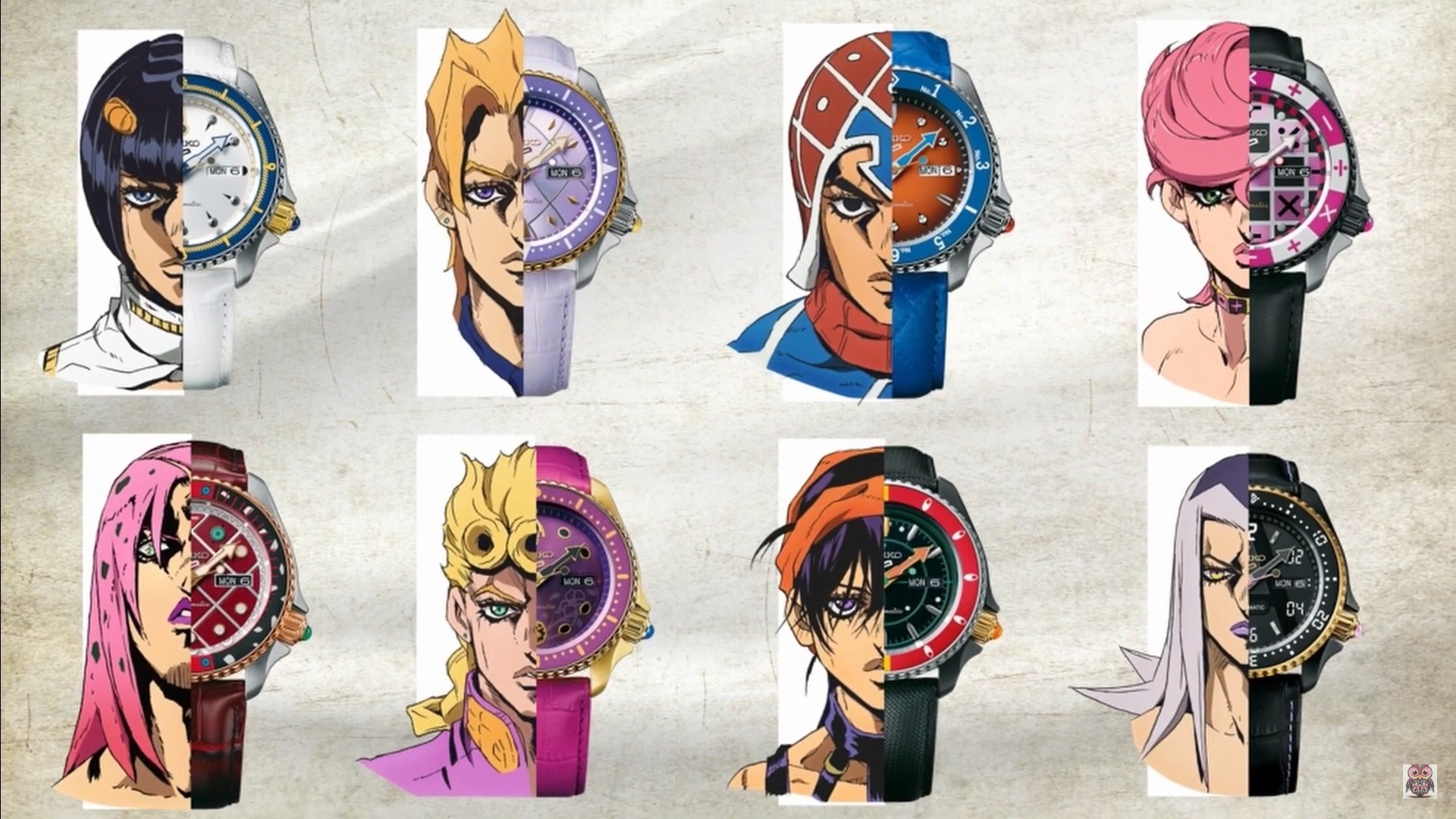 Anime x Seiko collabs, JOJO'S