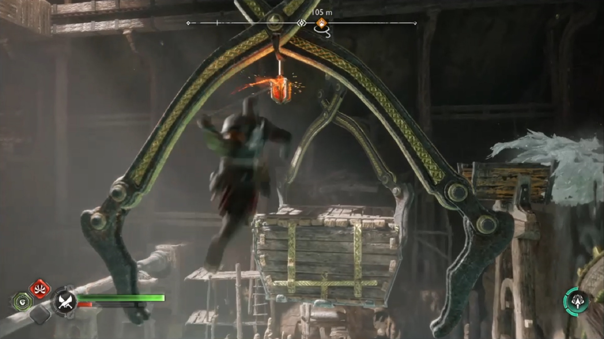 God of War Ragnarok, grapple
