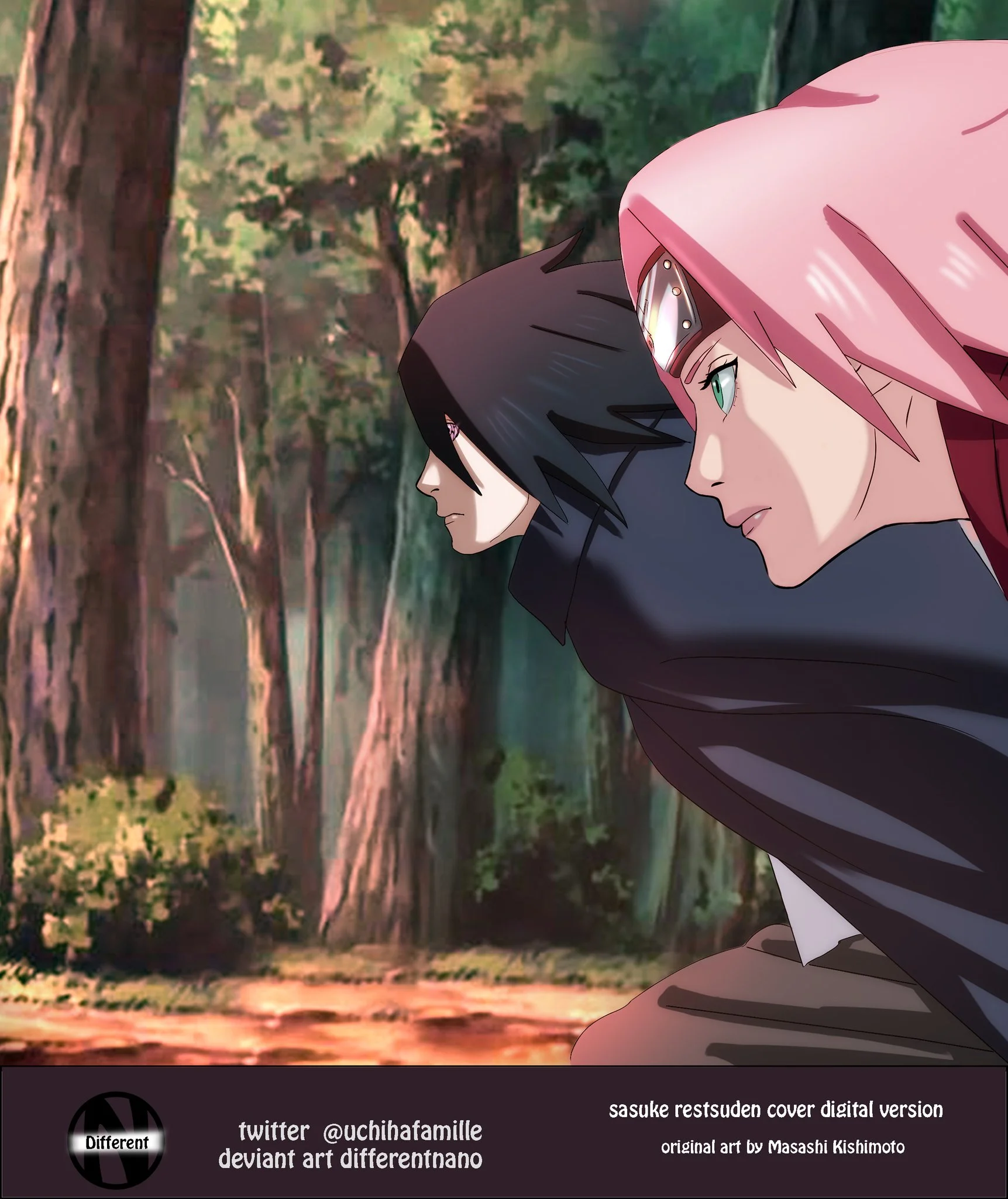 Fanart of Sasuke and Sakura